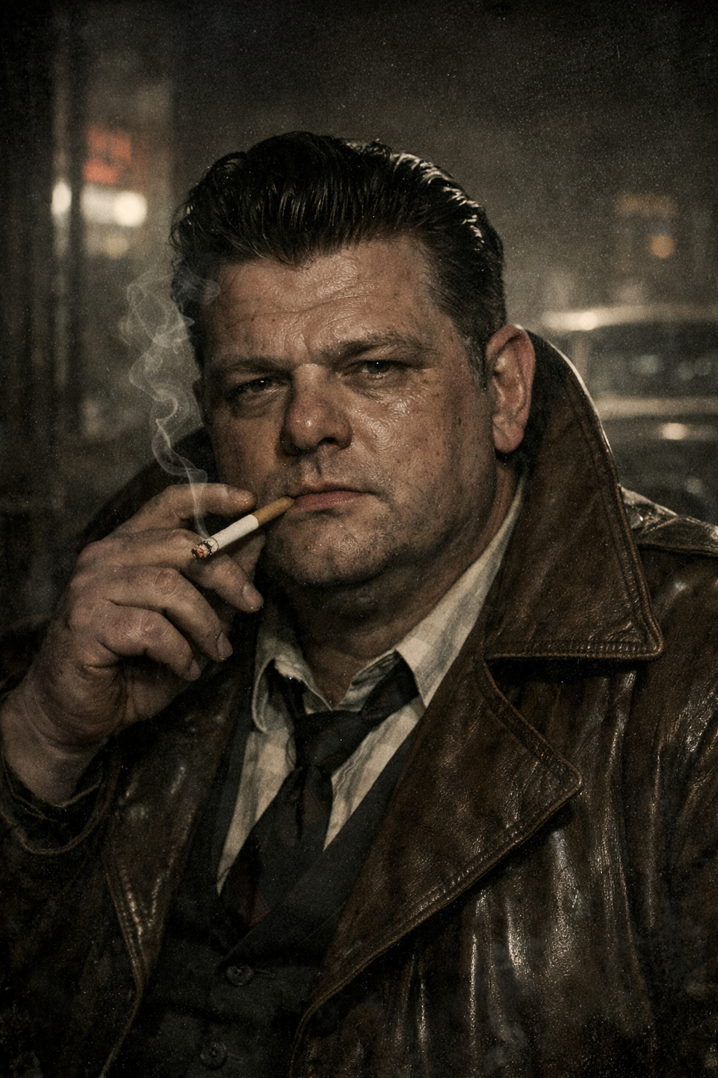 Close-up portrait of Dick Novack